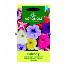 СК СЕМЕНА ПЕТУНИЯ БАЛКОНСКА МИКС PETUNIA BALCONY, MIX  